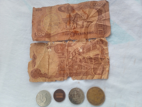 Billetes Y Monedas Antiguas 