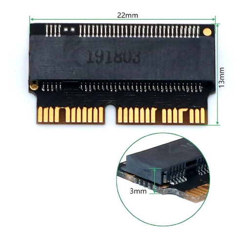 Adaptador Para Macbook® Air Pro 2013 Al 2017 Ssd M2 Nvme