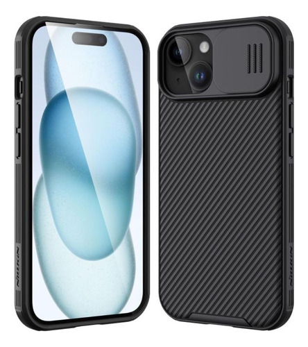 Case Carcasa Funda Nillkin Camshield Para iPhone 15