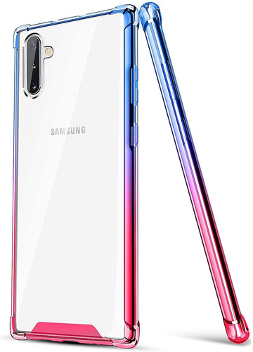 Funda Para Galaxy Note 10, Transparente/azul/rosa/resiste...