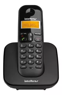 Telefone Intelbras TS 3113 sem fio - cor preto