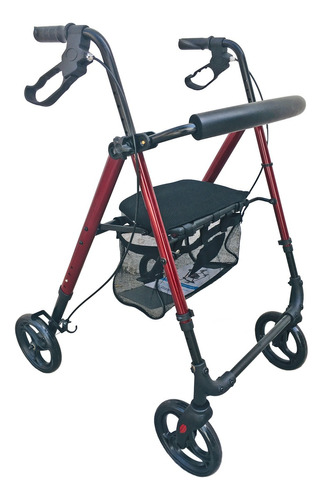 Andadera Rollator Compactable Altura Ajustable Ortiz