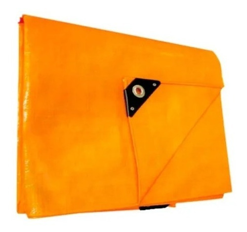 Lona Impermeable Goldex Super Reforzada Naranja 5 X 6 Mts