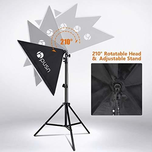 Softbox Kit Iluminacion Para Estudio Fotografia 19.7 In B7