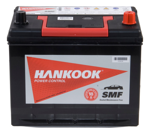 Batería Hankook Mf80d26l Auto/camioneta 70ah 12v