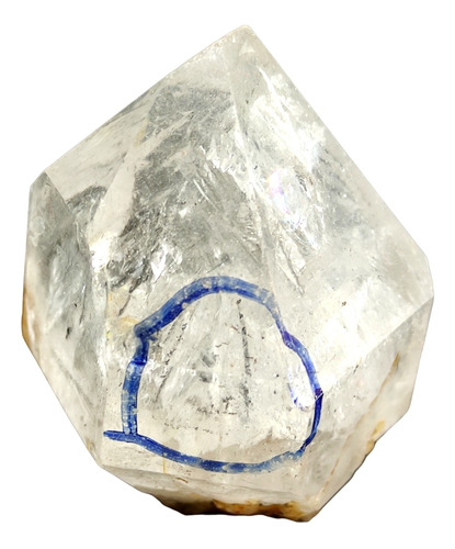 Cuarzo Diamante De Herkimer - Gota De Agua - Iridiscente  