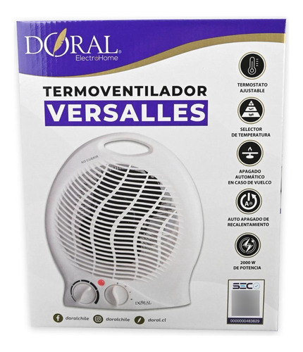 Termoventilador Exclusivo Original Ahorrador Deenergía Doral