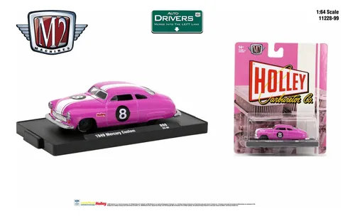 1949 Mercury ミニカー M2 Machines M2 Machines Auto-drivers Holley Rosa 1949 Mercury Custom Min