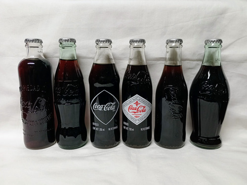Coca Cola 80 Años 6 Botellas (Usado)