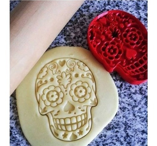 Molde Cortante Para Galletas Calavera Mexicana