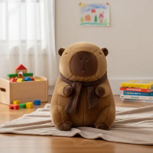 Peluche Capibara Capybara Carpincho Muy Suave 22cm Importado