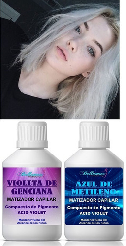 Violeta De Genciana + Azul De Metileno Bellamax 1 Litro Cada