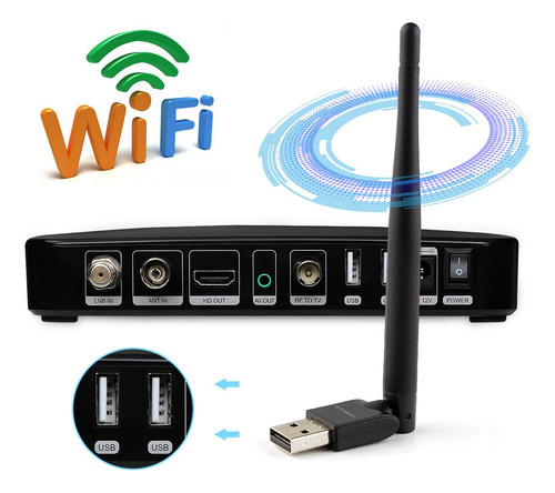 Convertidor Tv Digital Satelital Y Tdt Con Salida Rf Y Hdmi
