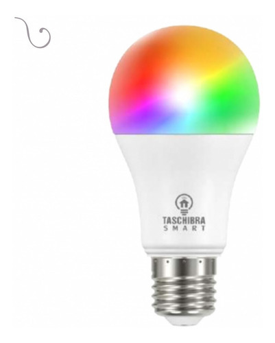 Lampada Led Smart Wifi 10w Rgb Dimerizavel Taschibra 110V/220V