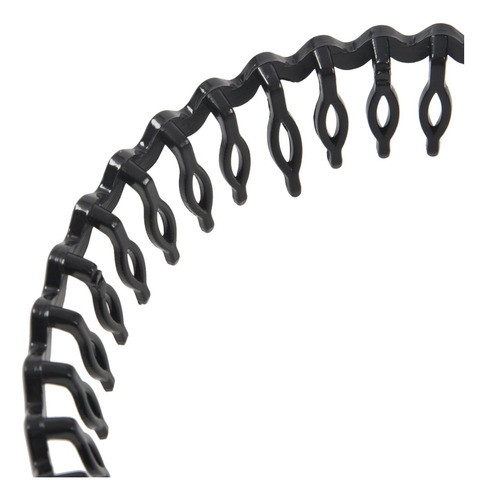 Diadema De Plástico Con Forma De Peine De Dientes, 3 Unidade