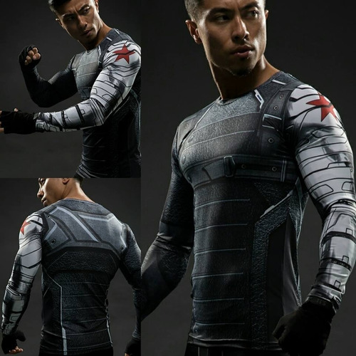 Camisetas Compresion Lycra Marvel Flash, Superman, Spiderman