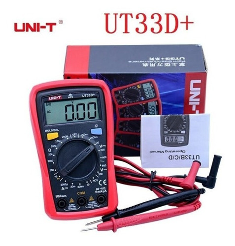 Multímetro Tester Digital De Mano Uni-t Ut33d+