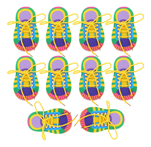 Luozzy 10 Juegos De Prctica De Prueba De Zapatos Para Nios,