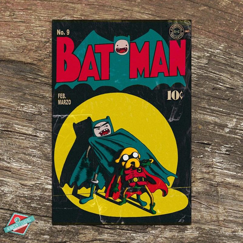 Cuadro De Chapa Retro Vintage - Batman - Oferta!!!