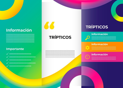 Oferta Tríptico/díptico 20x28cm 1.000 Unids (solo R.m)