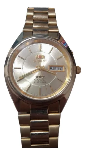 Orient crystal 21 jewels dorado sale