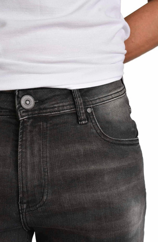 Imagen 4 de 8 de Pantalón Skinny Hombre Mezclilla Gris 147 Sherman Morgan