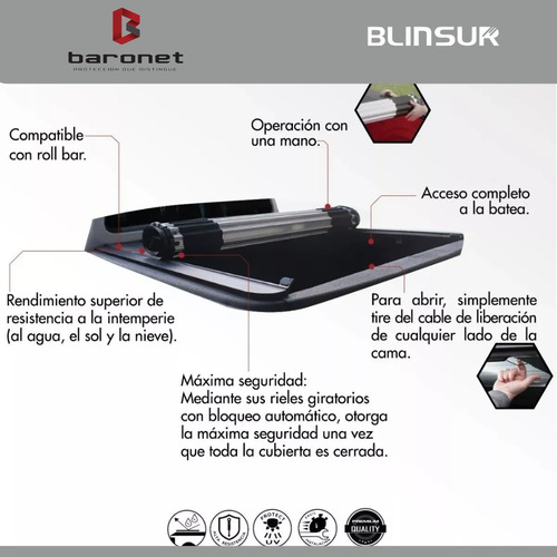 Tapa Cubre Batea Roll Up Para Jac Frison T8 2020 - 2024 +