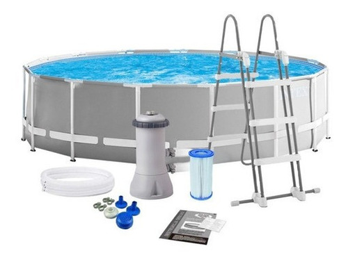 Piscina Estructural Grande 4.57x1.07m Familiar C/ Accesorios