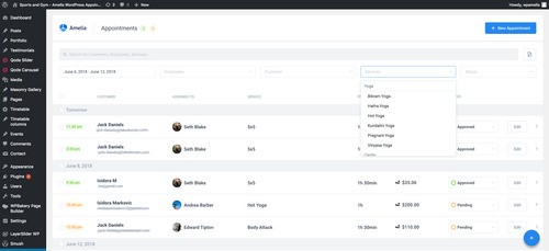 Amelia - Plugin De Agendamento Wordpress Premium
