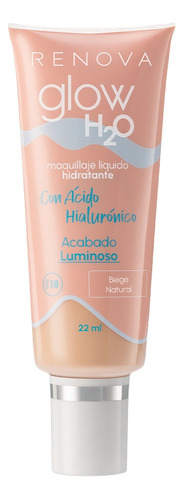 Renova | Maquillaje Glow H2o Con Ácido Hialurónico Fps 18