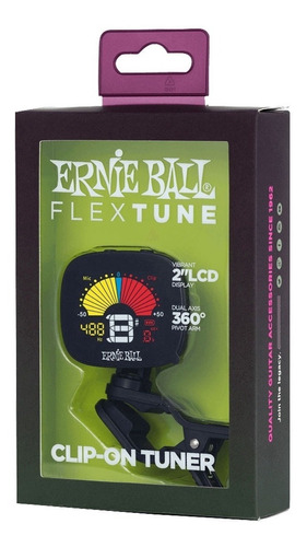 Afinador Portátil Ernie Ball 4112 Flex Tune Guitarra-baixo