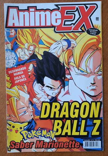 Revista Anime Ex Nº 4 Pokémon Dragonball Z