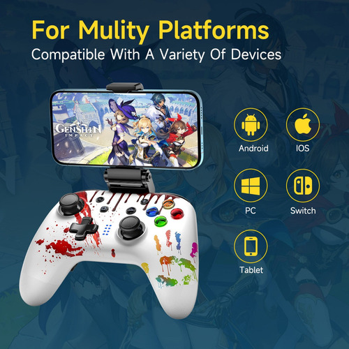 Easysmx Gamepad Inalámbrico C/bluetooth Para Nintendo Switch