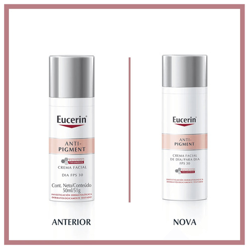 Eucerin Anti-pigment Creme Clareador Facial Dia Fps 30 50ml Todo Tipo De Pele Dia