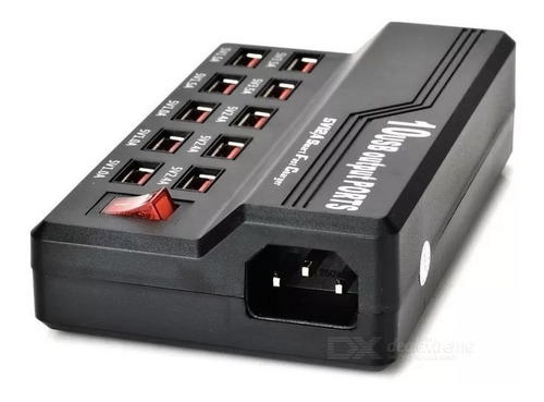 Fuente Cargador Usb 10 Puertos 12a