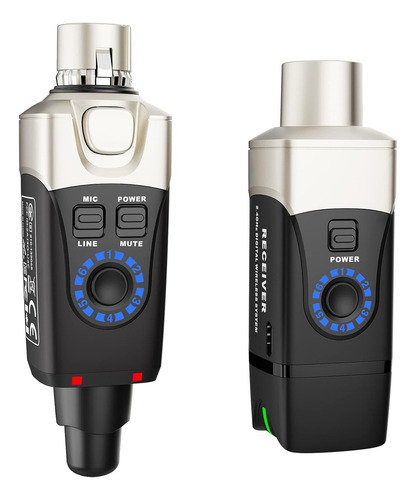 Sistema Inalambrico De Microfono Dinamico Xvive U3 Con Tr