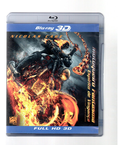 Blu-ray 3d Motoqueiro Fantasma Espirito De Vingança