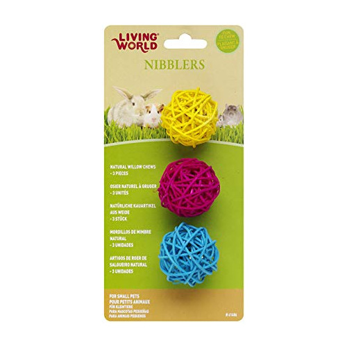 Living World Nibblers, Willow Chews, Bolas