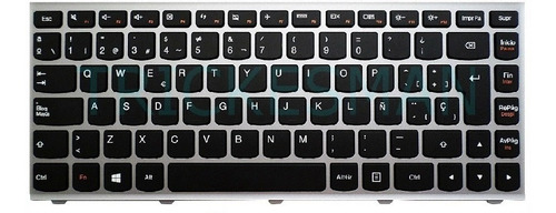 Teclado Lenovo  Ideapad 500-14acz 500-14isk Marco Plata