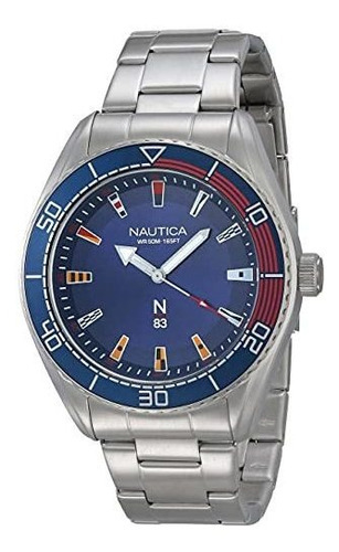 Napfws004 Relógio masculino de quartzo Nautica Color