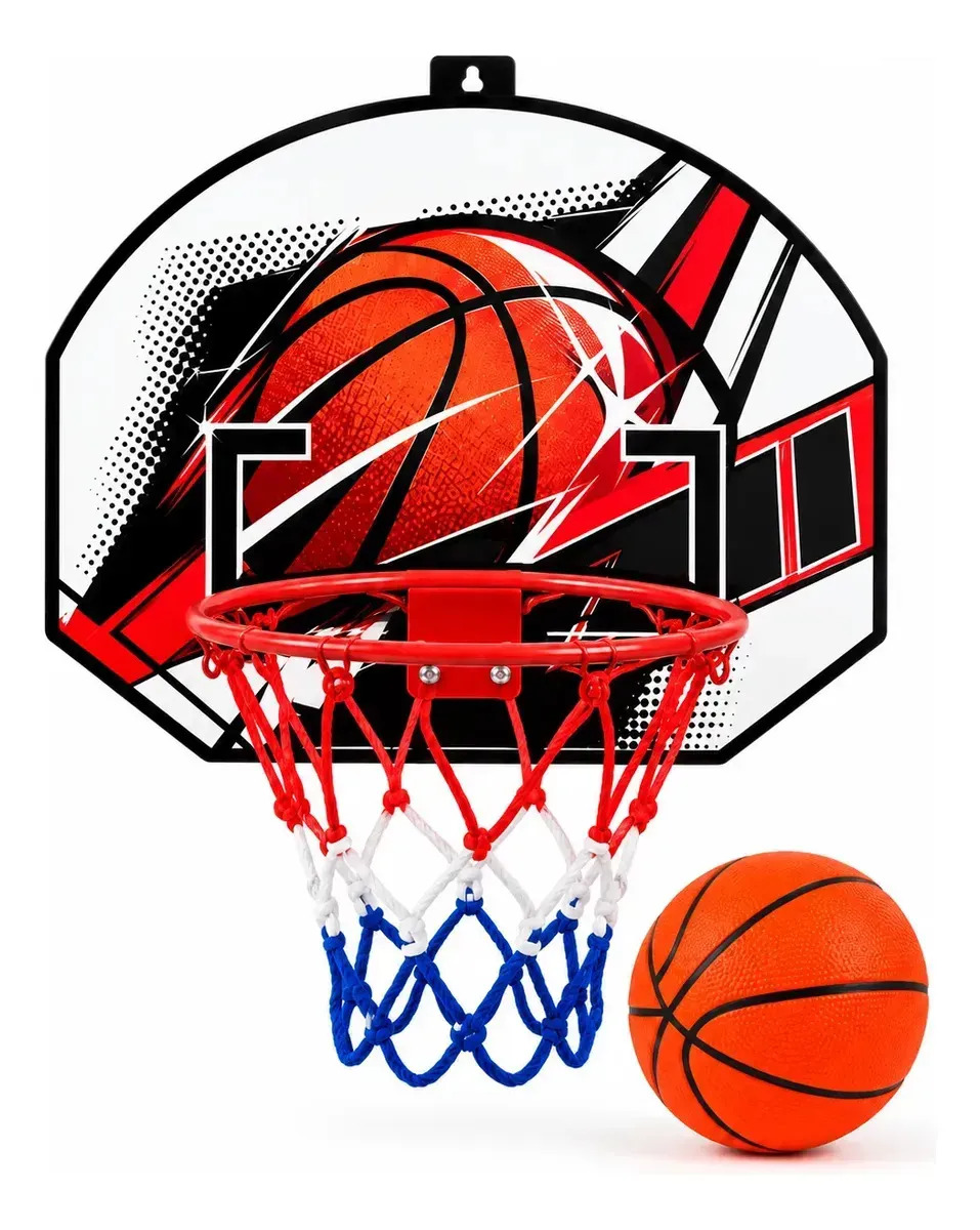 Set Basquet Infantil Con Tablero Aro Y Pelota Green Bazar Juego Deportivo Para Ninos Ninas Canasta De Basquetbol Juguete Con Accesorios Para Lanzamientos Practica De Punteria En Bolsa Para Regalo Pack