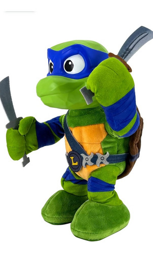 Figura Tortugas Ninja Leonardo Y Su Espada 30 Cm Interactiva