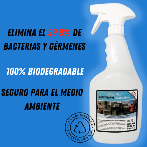 Sanitizante Bella Piel Liquida Desinfectante Multiuso 1Lt