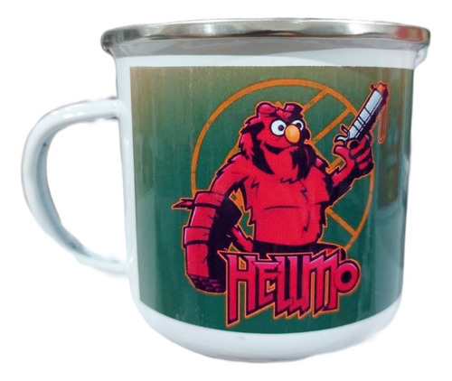 Pocillo Para Café O Agua  Elmo / Hell Boy  300 Ml