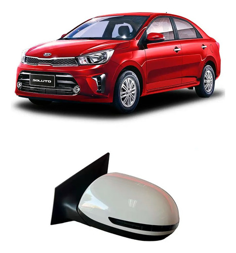 Espejo Izquierdo Electrico Con Intermitente Kia Soluto 2024