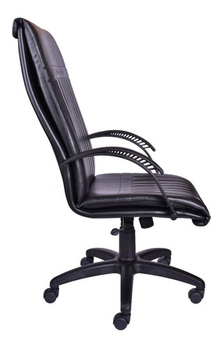Silla de escritorio de Outlet Malbec respaldo alto ergonómica negra
