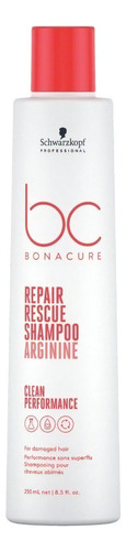 Shampoo Repair Rescue Arginine Bc Clean Schwarzkopf 250ml