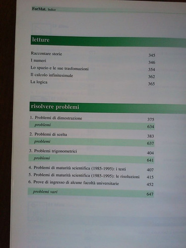 Imagen 5 de 5 de Format Sci La Formazione Matemática Per Il Triennio - Palma
