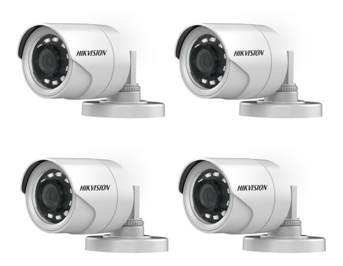 Imagen 1 de 10 de 4 Camara Seguridad Hikvision Hd 1080p 2mp Exterior Infrarroja 16d0t Irf