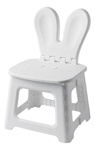Taburete De Baño Taburete Plegable Con Respaldo Conejo